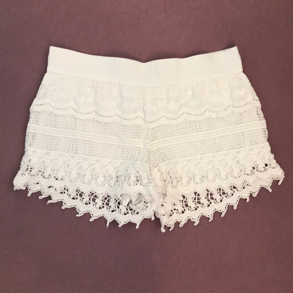 No Boundaries White Shorts